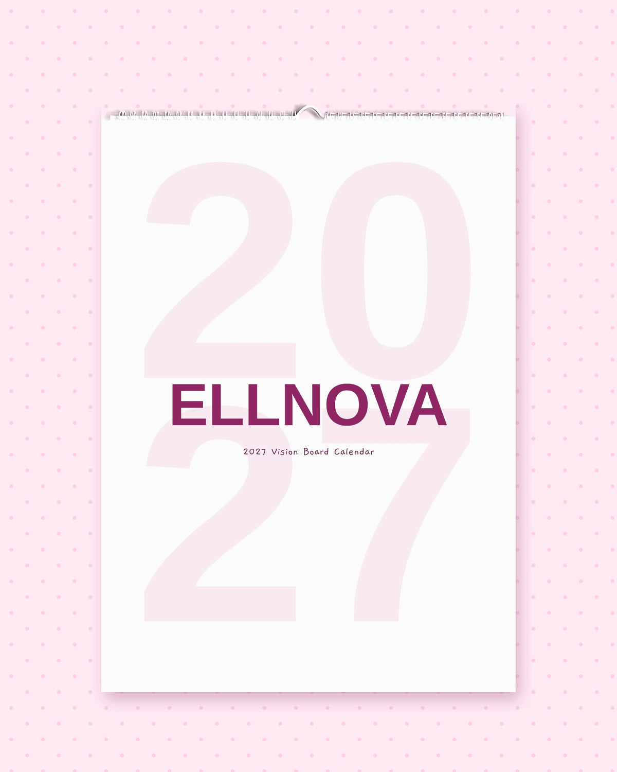 2027 Vision Board Calendar